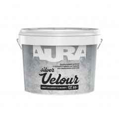 AURA декоративне покриття Velour Silver 10 л