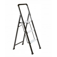 ALOFT Драбина побутова комбінована 3 сходинки чорна