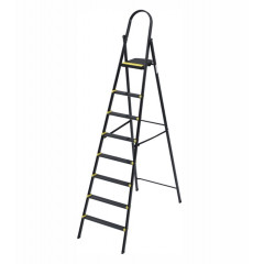 ALOFT Драбина сталева 8 сходинок посилена 150кг SLIM