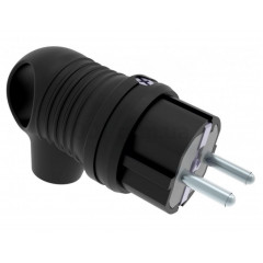 BEMIS Вилка кутова каучук IP44 (20) BK1-1402-2021 1х16А