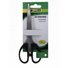 4OFFICE Ножиці універсальні пласт. ручки 16см 4-363