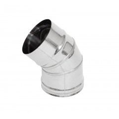 AISA Відведення нерж. 45 d-150 гофр. 0.5 мм