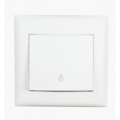 Almera BATI Вимикач прохідний білий