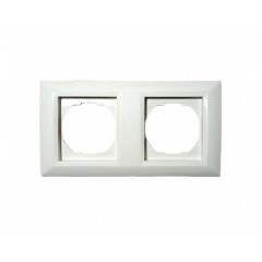 Almera BATI Рамка подвійна горизонтальна біла