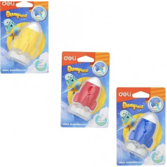 Deli Чинка ER00601 мікс "Ракета" з ластиком з/конт бл/пак