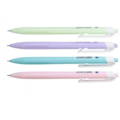 Deli Ручка кулькова EQ03330 син Xtream 0.7 автомат пастельний корпус