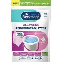 Dr.BECKMANN Magic Leaves Розчинна серветка для прибирання Весняна свіжість 20 шт