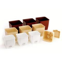 ЮНІПЛАСТ Горщик для квітів 140 х 140 з підставкою