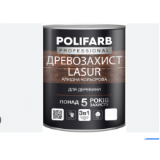 POLIFARB Лазур захисна для дерева каштан 2.2кг