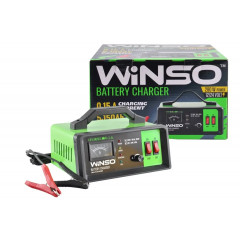 WINSO Зарядний пристрій д/заряду АКБ з нап 12-24В.Макс.15А.Макс.Емність 150Ah
