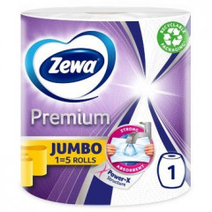 ZEWA Кухонные полотенца Premium Jumbo 3 слоя 1 рулон 230 отрывов