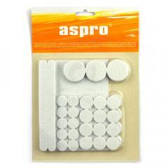 ASPRO Підкладки меблеві білі A4000110038