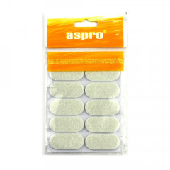 ASPRO Підкладки меблеві повстяні білі (20х44 10шт)