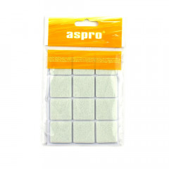 ASPRO Підкладки меблеві повстяні білі (28х28 12шт)