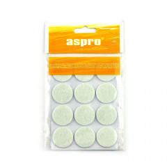 ASPRO Підкладки меблеві повстяні білі (FI 28 12шт)