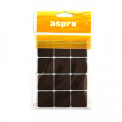 ASPRO Підкладки меблеві повстяні коричневі (28х28 12шт)