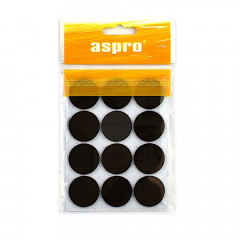 ASPRO Підкладки меблеві повстяні коричневі (FI 28 12шт)