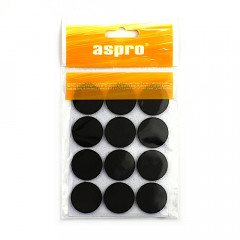 ASPRO Підкладки меблеві повстяні чорні (FI 28 12шт)