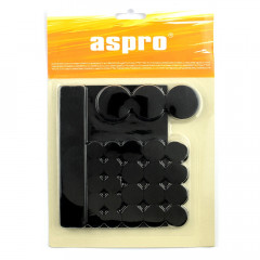 ASPRO Підкладки мебелві чорні A4000210038