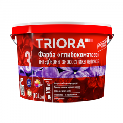 TRIORA Фарба глибокоматова інтерєрна TR-32 extra matt 10л