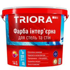 TRIORA Краска интерьерная для стен и потолков 14 кг