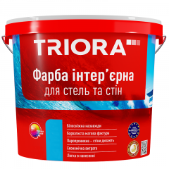 TRIORA Краска интерьерная для стен и потолков 3.5 кг Будмен