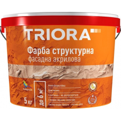 TRIORA Фарба фасадна структурна 5кг