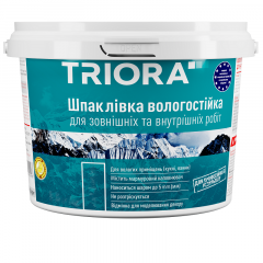TRIORA Шпаклівка вологостійка акрилова 1.5кг