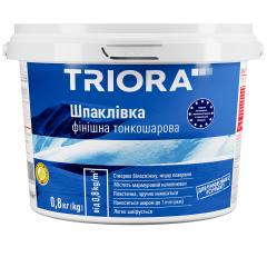 TRIORA Шпаклівка фінішна тонкошарова 0.8кг