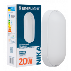 ENERLIGHT Світильник світлодіодний NIKA 20Вт 5000К IP65 з датчиком руху