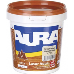 ESKARO AURA Фарба вододисперсійна Lasur Aqua безкольорова 9л Будмен