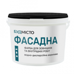 БУДМІСТО Фарба водоемульсійна акрилова фасадна 7кг Будмен