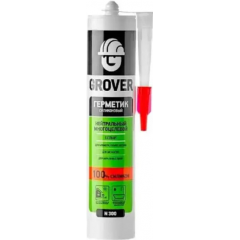 GROVER Герметик силіконовий нейтральний багатоцільовий N300 білий 300 мл Будмен