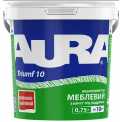 ESKARO Лак акриловий AURA для меблів Triumf 10 0.75л Будмен