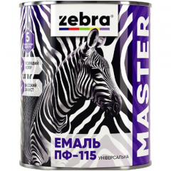 ZEBRA Емаль універсальна ПФ-115 "MASTER" 2.6кг 212 М12 Білий Будмен