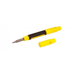 MASTER TOOL Викрутка 4-В-1 2 насадки 50мм SL3-PH0/SL4-PH1 Будмен