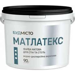 БУДМІСТО Фарба акрилова матлатекс 1.5кг Будмен