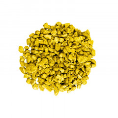 Декоративний щебінь крашений жовтий (15 кг)