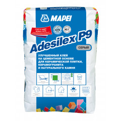 MAPEI Клей для плитки Adesilex P9 25кг сірий