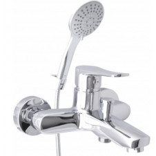 RUBINETA Змішувач для ванни (з лійкою та душ. шлангом) Nica-10/K