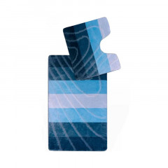 VONALDI Набір килимків Colorline 2шт 60х100см/60х50см Bari Turquoise блакитний