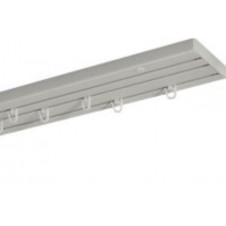 ДЕКО СИТИ Карниз стельовий 3-рядний в комп білий, 270см