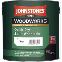 JOHNSTONE'S Quick Dry Satin Woodstain Антисептик швидкосох. напівмат. 2.5л