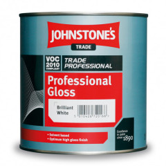 JOHNSTONES Professional Gloss Фарба на розч для внутр/зовн робіт глянс 1л
