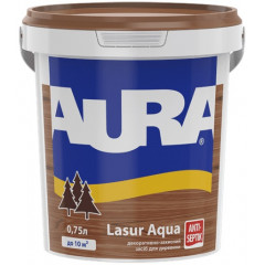 ESKARO AURA Фарба вододисперсійна Lasur Aqua горіх 0.75л