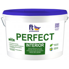 FT PROFESSIONAL Краска для стен и потолков PERFECT INTERIOR безбарвна 2.7 л