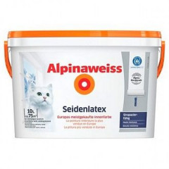 ALPINA Краска интерьерная Alpinaweiss Seidenlatex 10л