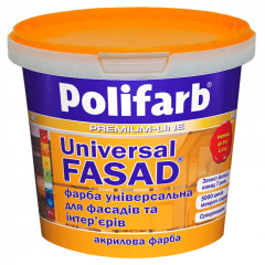 POLIFARB Фарба фасадна універсал база транспарентна 10л