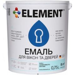 ELEMENT Емаль акрилова для вікон та дверей 2.5л