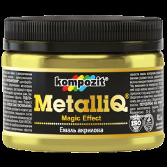 KOMPOZIT Емаль акриловая MetalliQ Золото 0.1кг